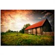 Yosemite Home Decor Country Paradise Glass Multi-Color Photographic Print