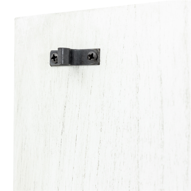 Yosemite Home Decor Ashdla Solid Mindi Wood Accent Cabinet in White
