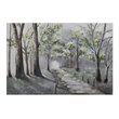 Yosemite Home Decor 'Lighted Path II' Wood Canvas Wall Art in Multi-Color