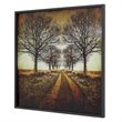 Yosemite Home Decor 'Distance' Tempered Glass/Wood Photo in Multi-Color