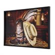 Yosemite Home Decor 'Deep Rooted' Tempered Glass/Wood Photo in Multi-Color