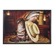 Yosemite Home Decor 'Deep Rooted' Tempered Glass/Wood Photo in Multi-Color