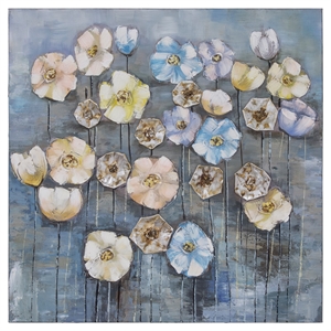 Yosemite Home Decor &quotFlowery Fog I&quot Wood Gallery Wrapped Wall Art in Multi-Color