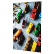 Yosemite Home Decor 'Playful Collectibles' Glass/Wood Photo in Multi-Color