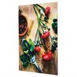 Yosemite Home Decor 'Earthy Charm I' Glass/Wood Photo in Multi-Color