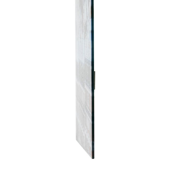 Yosemite Home Decor 'Au Revoir I' Glass/Wood Photo in Multi-Color