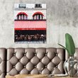 Yosemite Home Decor 'Parisian Bistro' Glass/Wood Photo in Multi-Color
