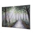 Yosemite Home Decor 'Lighted Path I' Wood Canvas Wall Art in Multi-Color