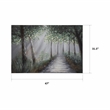 Yosemite Home Decor 'Lighted Path I' Wood Canvas Wall Art in Multi-Color