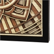 Yosemite Home Decor 'Symmetry's Cut' Glass Mixed Media Shadowbox in Multi-Color