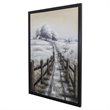 Yosemite Home Decor 'Country Road I' Plastic Canvas Wall Art in Multi-Color
