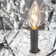 Yosemite Home Decor Contessa 6-Light Metal Chandelier in Matte Black