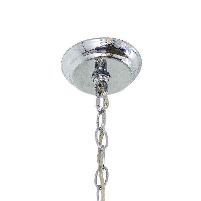 Yosemite Home Decor Orbs Nest 3-Light Modern Aluminum Chandelier in Silver