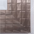 Yosemite Home Decor Medium Rectangle Beveled Glass Resin Mirror in Champaign