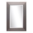 Yosemite Home Decor Medium Rectangle Beveled Glass Resin Mirror in Champaign