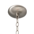 Yosemite Home Decor Ribbon Falls 2-Light Glass Pendant in Nickel