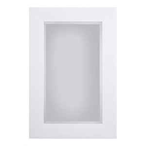 Yosemite Home Decor 36&quotx24&quot Traditional Resin Mirror Frame in White