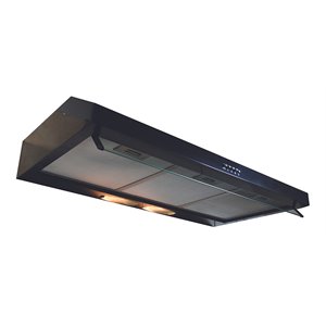 Yosemite Home Decor Builder Series 36&quot Metal Under Cabinet Hood in Silver
