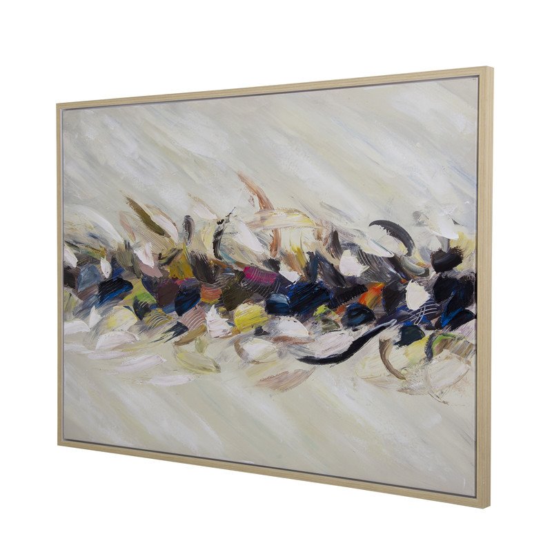 Yosemite Home Decor 'Accents' Wood Canvas Wall Art in Multi-Color