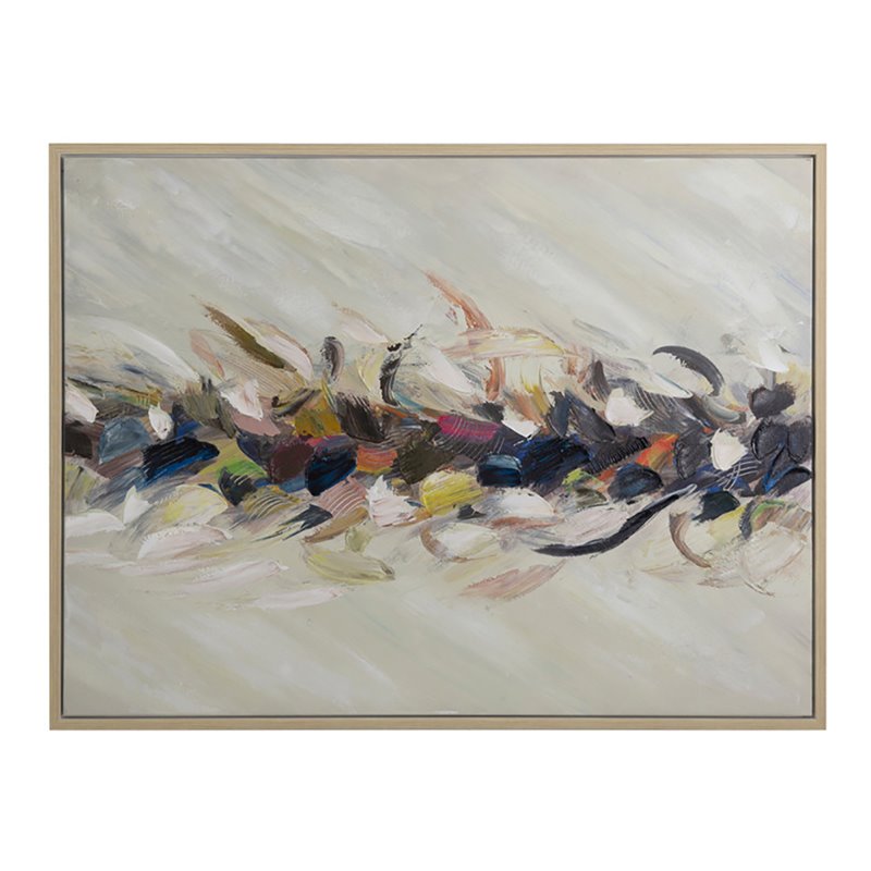 Yosemite Home Decor 'Accents' Wood Canvas Wall Art in Multi-Color