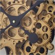 Yosemite Home Decor Sophisticated Design Modern Metal Gear Clock in Gold