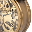 Yosemite Home Decor Modern Metal Gear Table Top Clock in Gold Brass