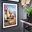 Yosemite Home Decor 'Mesa Verde' Glass 3D Collage Wall Art in Multi-Color