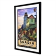 Yosemite Home Decor 'Acadia' Glass 3D Collage Wall Art in Multi-Color