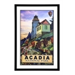Yosemite Home Decor 'Acadia' Glass 3D Collage Wall Art in Multi-Color