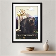Yosemite Home Decor 'Yellowstone' Glass 3D Collage Wall Art in Multi-Color