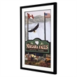 Yosemite Home Decor 'Niagara Falls' Glass 3D Collage Wall Art in Multi-Color
