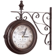 Yosemite Double Sided Frame Wall Clock with Wall Mount Holder