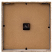 Yosemite Square Skip Movement Wood Wall Clock with Distressed Off White Frame