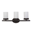 Yosemite Home Decor Columbia Rock 3 Lights Vanity Lights in Oil Rubbed Bronze