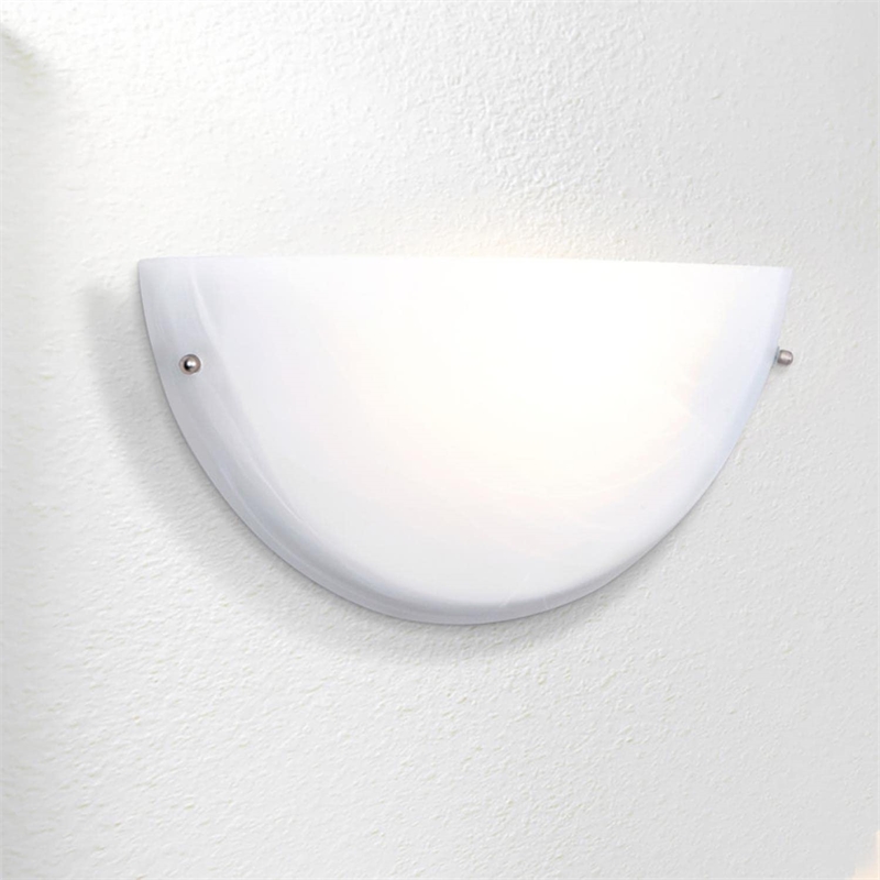 Yosemite Home Decor Glacier Point 1 Light Wall Sconce in White