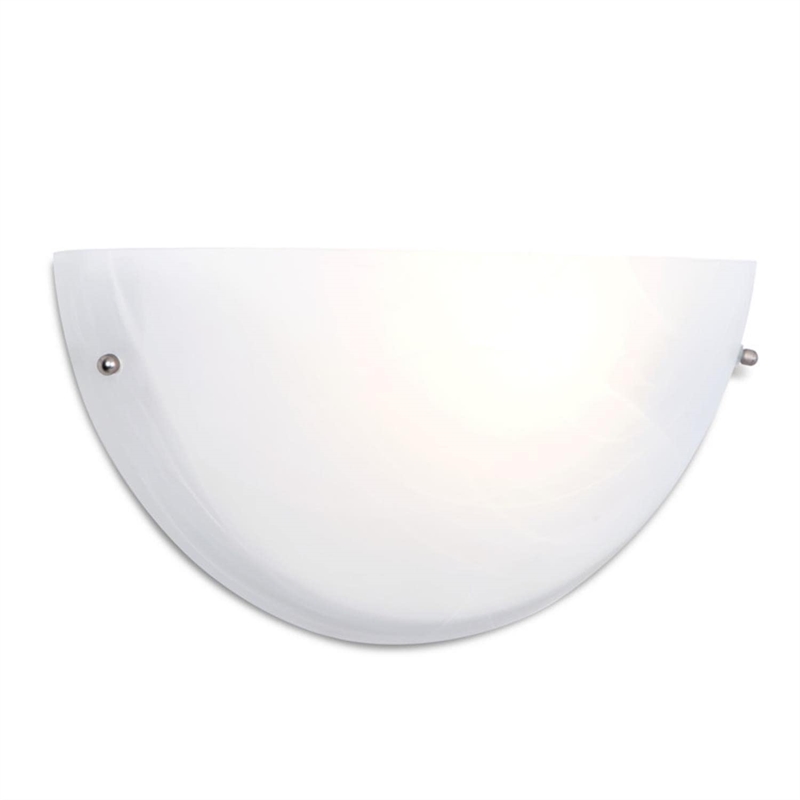 Yosemite Home Decor Glacier Point 1 Light Wall Sconce in White