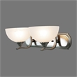 Yosemite Home Decor Glacier Point 2 Light Vanity Stainless Steel in Satin Nickel
