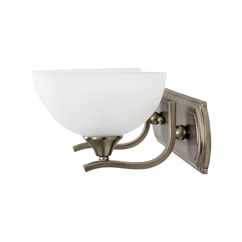Yosemite Home Decor Glacier Point 2 Light Vanity Stainless Steel in Satin Nickel