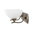Yosemite Home Decor Glacier Point 2 Light Vanity Stainless Steel in Satin Nickel