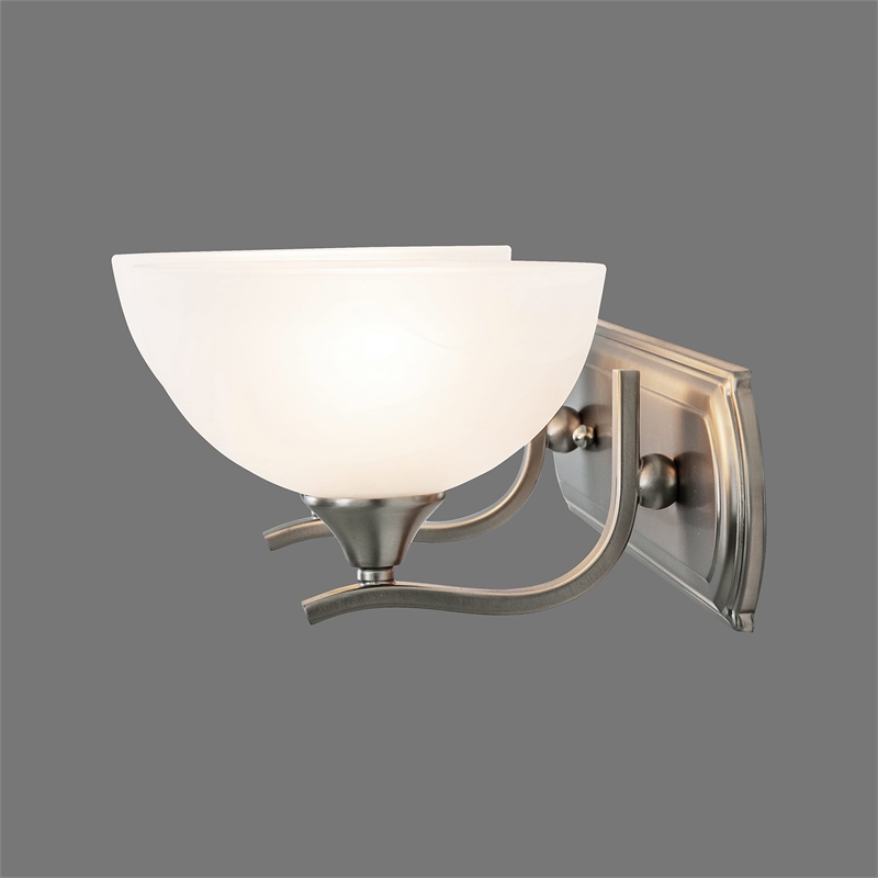 Yosemite Home Decor Glacier Point 2 Light Vanity Stainless Steel in Satin Nickel
