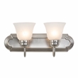 Yosemite Home Decor 2 Lights Vanity Lighting in Satin Nickel