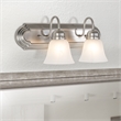 Yosemite Home Decor 2 Lights Vanity Lighting in Satin Nickel