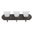 Yosemite Home Decor 3 Lights Vanity Lighting in Dark Brown