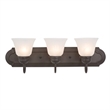 Yosemite Home Decor 3 Lights Vanity Lighting in Dark Brown