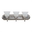 Yosemite Home Decor 3 Lights Vanity Lighting in Satin Nickel