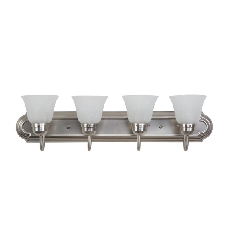 Yosemite Home Decor 4 Lights Vanity Lighting in Satin Nickel
