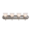 Yosemite Home Decor 4 Lights Vanity Lighting in Satin Nickel
