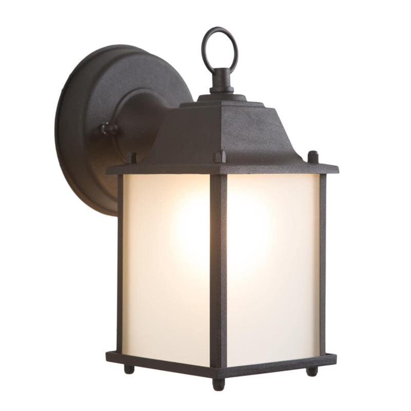 Yosemite Tara 1 Light Exterior Aluminum/Glass Wall Mount Light in Black
