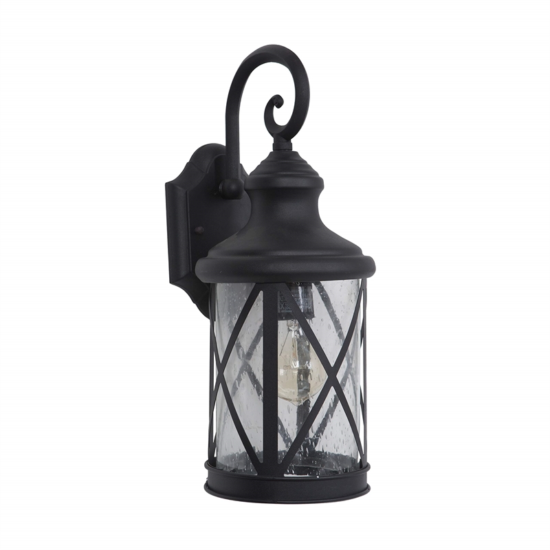 Yosemite Home Decor Mahony Medium 1 Light Exterior in Black