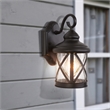 Yosemite Home Decor Mahony Medium 1 Light Exterior in Black